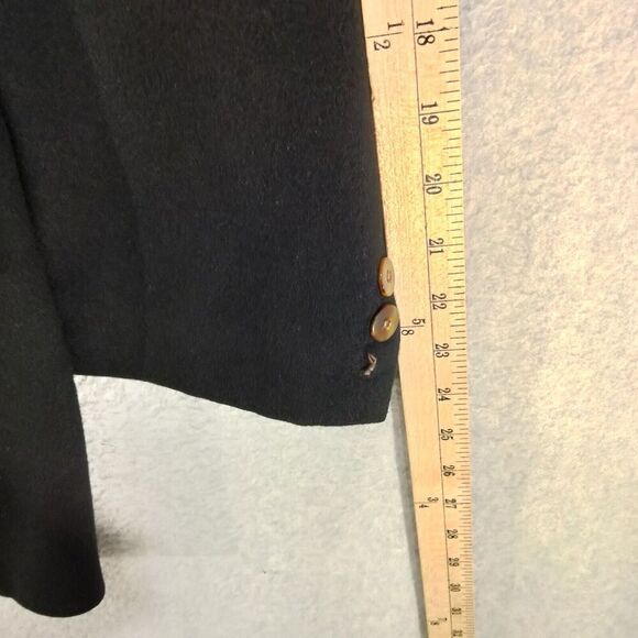 Carolina Blue Sports Coat Mens 40 100% Cashmere Black Single-Breasted USA - Picture 5 of 14
